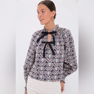 Rhode Aiden Cotton Top in Bordeaux Plume Sz XL